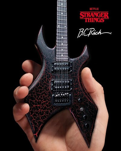 Netflix Stranger Things Eddie's Guitar BC Rich NJ Warlock Mini Guitar Replica Collectible