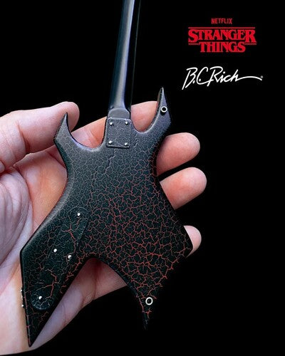 Netflix Stranger Things Eddie's Guitar BC Rich NJ Warlock Mini Guitar Replica Collectible