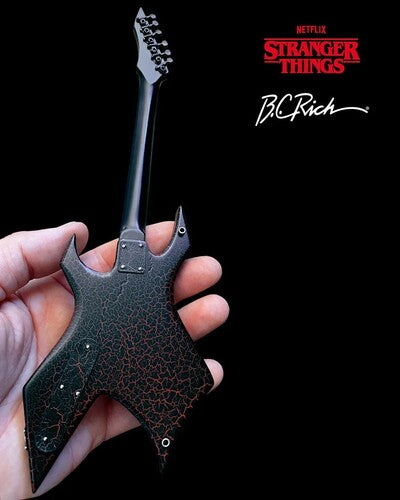 Netflix Stranger Things Eddie's Guitar BC Rich NJ Warlock Mini Guitar Replica Collectible