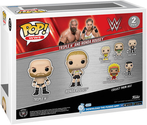 FUNKO POP! WWE: Rousey/Triple H 2PK