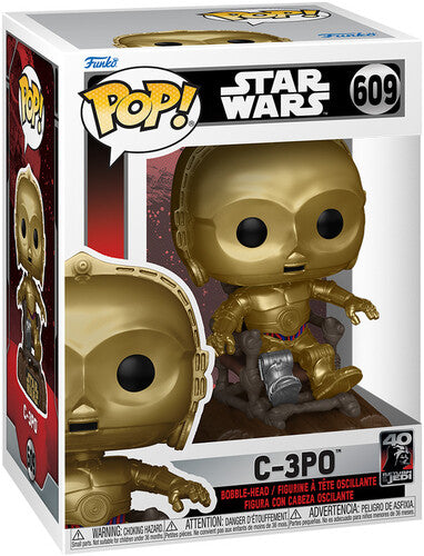 FUNKO POP! STAR WARS: Return of the Jedi 40th - C3P0 in chair