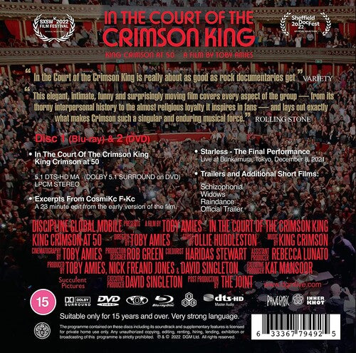 In the Court of the Crimson King - King Crimson at 50 - Blu-ray & DVD (Blu-ray)