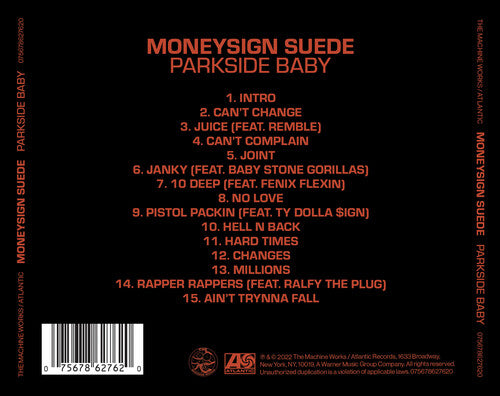 Moneysign Suede - Parkside Baby (CD)