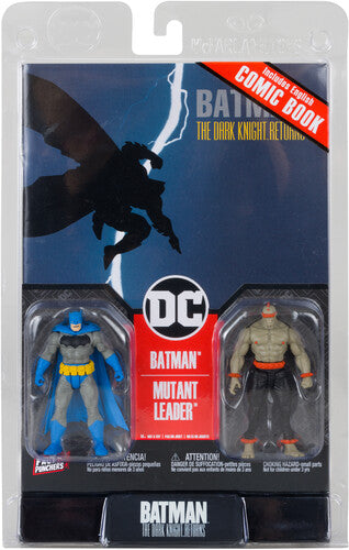 DC Direct - The Dark Knight Returns - Page Punchers - 3" Batman & Mutant Leader Figures 2-pack with Comic