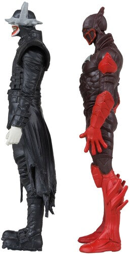 DC Direct - Dark Knights Metal #1 - Page Punchers - Batman who Laughs & Red Death Figure 2-Pack with Comic