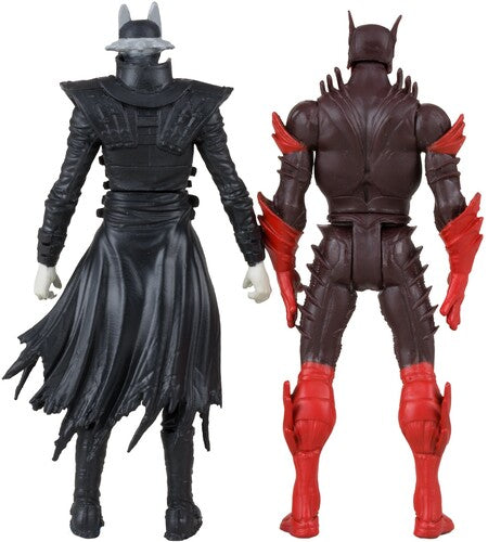 DC Direct - Dark Knights Metal #1 - Page Punchers - Batman who Laughs & Red Death Figure 2-Pack with Comic