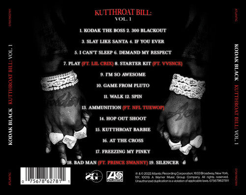 Kodak Black - Kutthroat Bill: Vol. 1 (CD)