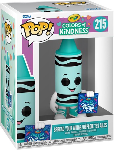 FUNKO POP! AD ICONS: Crayola Colors of Kindness - Spread Your Wings (Robin's Egg Blue Crayon)