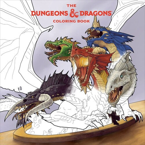 The Dungeons & Dragons Coloring Book: 80 Adventurous Line Drawings (Dungeons & Dragons, D&D)