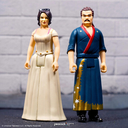 Super7 - Parks And Recreation - ReAction Figures Wave 2 - Ron And Tammy 2 Wedding Night (2-Pack)