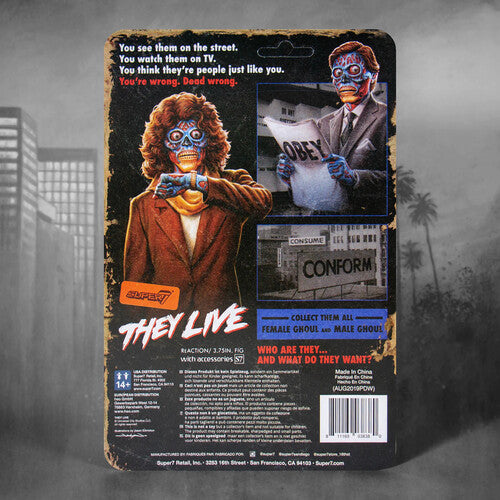 Super7 - They Live - ReAction Figure - Male Ghoul