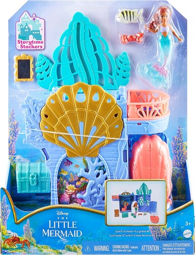 Mattel - Disney The Little Mermaid Storytime Stackers Ariel’s Grotto Playset