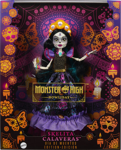 Mattel - Monster High - Howliday Dia de Muertos Skelita Calaveras Doll