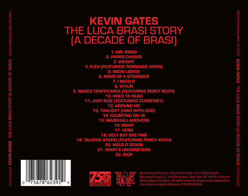 Kevin Gates - The Luca Brasi Story (A Decade Of Brasi) (CD)