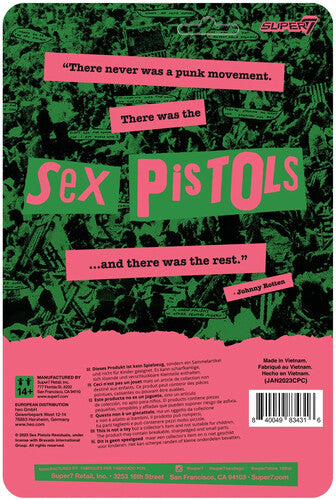 Super7 - Sex Pistols ReAction Figures Wave 2 - Johnny Rotten (Never Mind the Bollocks)