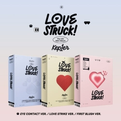 Kep1ER - Lovestruck! - Random Cover - incl. 84p Photobook, 3 Postcards, Tattoo Sticker, Hidden Message card, Folded Poster + 2 Photocards (CD)