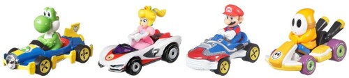 Mattel - Hot Wheels Mario Kart Die-Cast 4-Pack #1 (Nintendo)