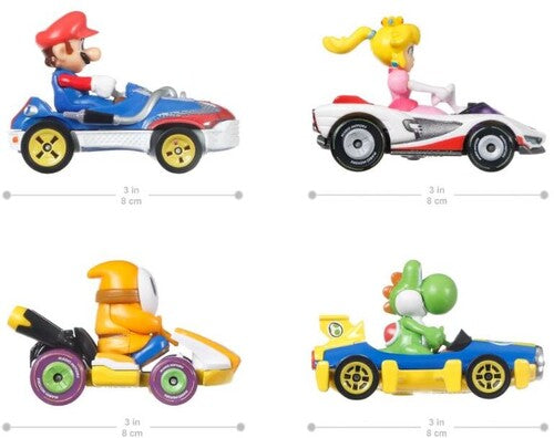 Mattel - Hot Wheels Mario Kart Die-Cast 4-Pack #1 (Nintendo)