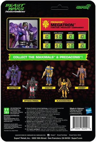 Super7 - Transformers - ReAction Wv 7 Beast Wars - Megatron