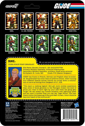 Super7 - G.I. Joe - ReAction Figures Wv 6 - Tiger Force Duke