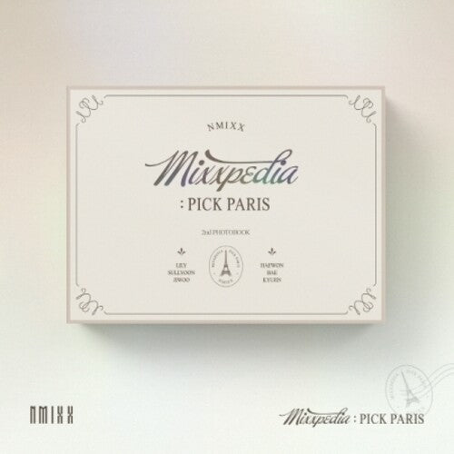 Mixxpedia : Pick Paris - 200pg Photobook, Making of DVD, 6pc Bookmark Set, PyroPhoto Set, ID Picture Set, Film Photo Set, Postcard Set, Photo Sticker + Selfie Photocard Set