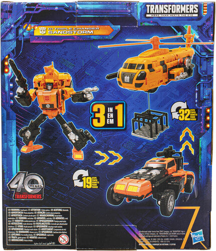 Hasbro Collectibles - Transformers Legacy United - Leader Class G1 Triple Changer Sandstorm