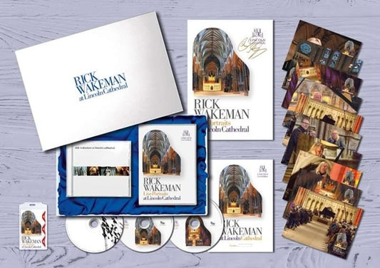 Rick Wakeman - At Lincoln Cathedral - Ltd Edition Box Set, 2CD+DVD, Postcards, Numbered Certificate & Laminate (CD)