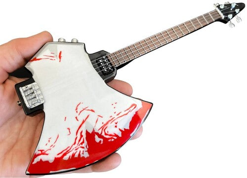 Gene Simmons Kiss Signature BLOOD AXE Mini Bass Guitar Replica Collectible