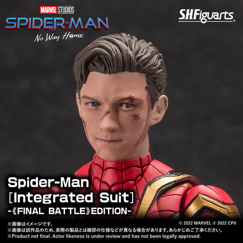 Tamashii Nations - Spider-Man: No Way Home - S.H.Figuarts - Spider-Man (Integrated Suit) -Final Battle Edition-