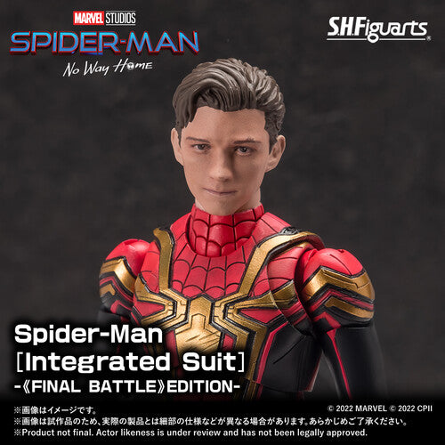 Tamashii Nations - Spider-Man: No Way Home - S.H.Figuarts - Spider-Man (Integrated Suit) -Final Battle Edition-