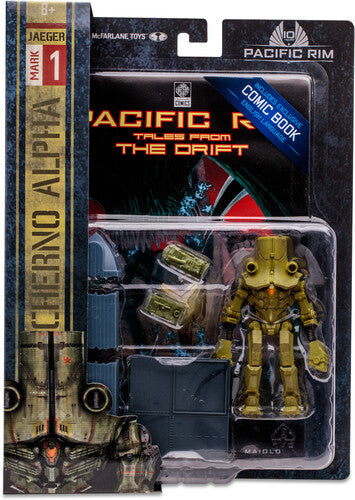 McFarlane - Pacific Rim - 4" Cherno Alpha (Jaeger) Figure Playset & Comic