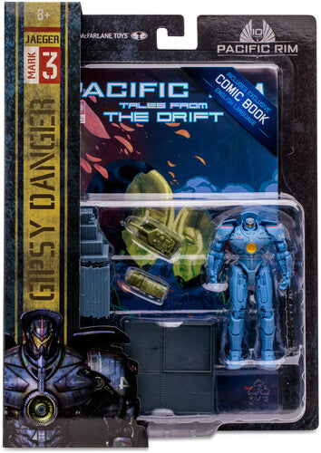 McFarlane - Pacific Rim - 4" Gipsy Danger (Jaeger) Figure Playset & Comic