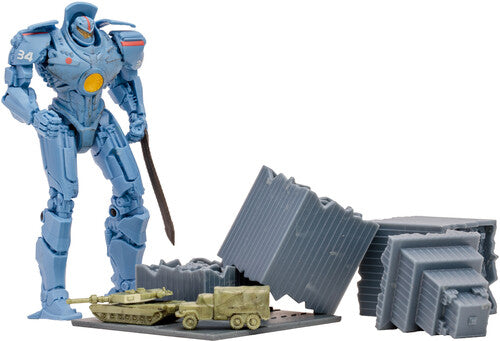 McFarlane - Pacific Rim - 4" Gipsy Danger (Jaeger) Figure Playset & Comic