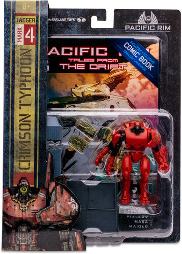 McFarlane - Pacific Rim - 4" Crimson Typhoon (Jaeger) Figure Playset & Comic