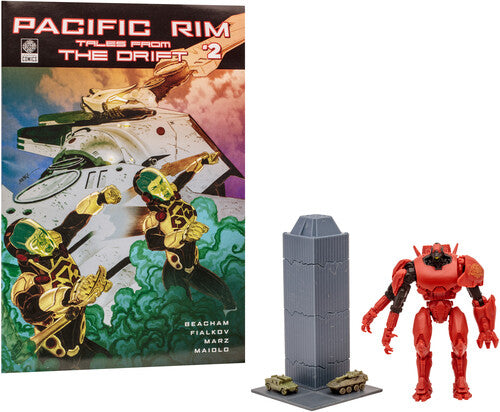 McFarlane - Pacific Rim - 4" Crimson Typhoon (Jaeger) Figure Playset & Comic