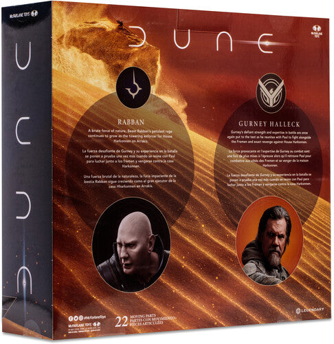 McFarlane - Dune 2 - 7" Gurney Halleck & Rabban Action Figure 2-Pack