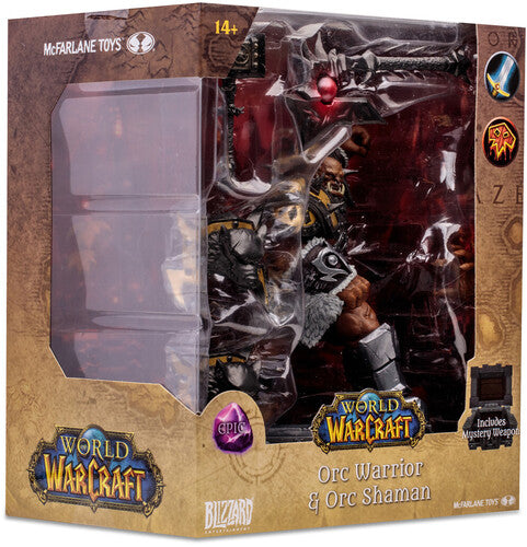 McFarlane - World of Warcraft - 1:12  Posed Figure - Orc: Shaman / Warrior (Epic)