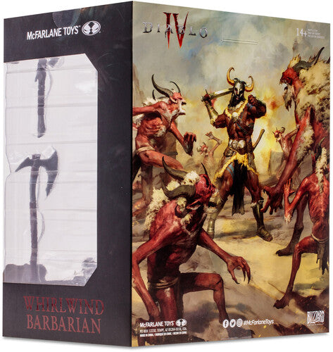 McFarlane - Diablo IV - 1:12 Posed Figure - Whirlwind Barbarian (Epic)