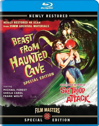 Beast From Haunted Cave  / Ski Troop Attack (Blu-ray)