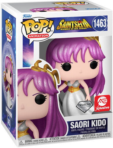 FUNKO POP! ANIME: Saint Seiya Athena (Saori Kido) in Diamond Collection Glitter (AE Exclusive)