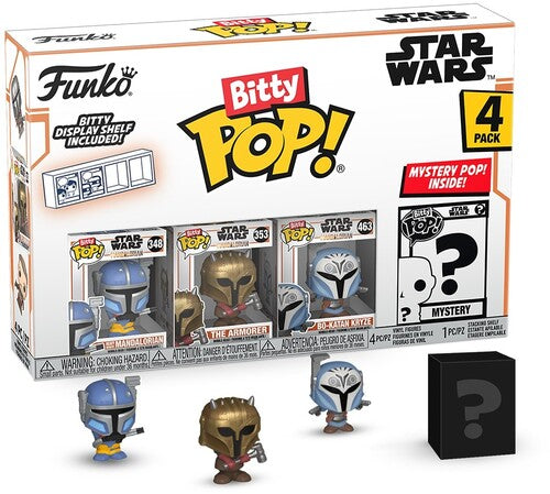 FUNKO BITTY POP!: Star Wars - The Mandalorian - Heavy Mandalorian 4PK