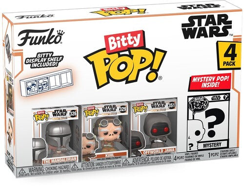 FUNKO BITTY POP!: Star Wars - The Mandalorian - Mandalorian 4PK