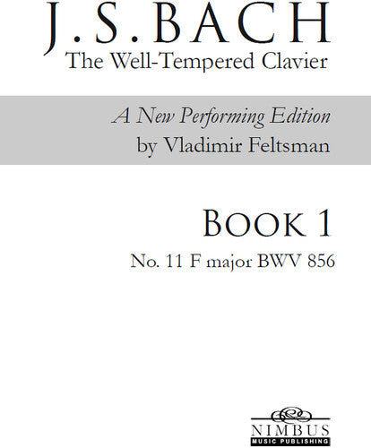 Book 1 - No. 11 F Major