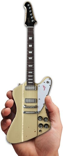 Johnny Winter 1964 Polaris White Gibson Firebird V Mini Guitar Replica Collectible