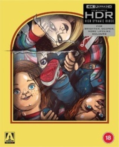 Child's Play Collection - All-Region UHD Boxset but the Blu-Rays for the first 'Child's Play' film & documentary 'Living with Chucky' are Region B (4K Ultra HD)