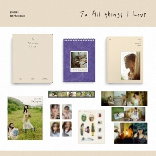 To All Things I Love - 156pg Photobook w/Desk Calendar, Magazine, 4x6 Photo Set, Photo Sticker, Film Photo + 4pc Photocard Set