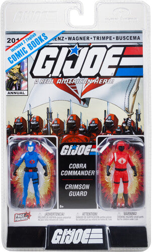 G.I. Joe - Page Punchers - 3" Cobra Commander and Crimson Guard Figures with Comics 2-Pack