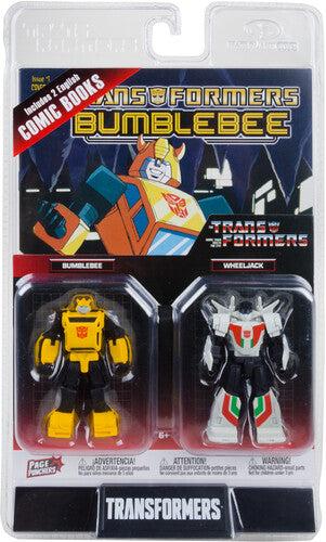 Transformers - Page Punchers - Bumblebee and Wheeljack 3" Figures with Comics 2-Pack