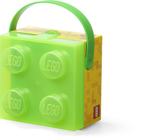 LEGO Box with Handle, Translucent Green