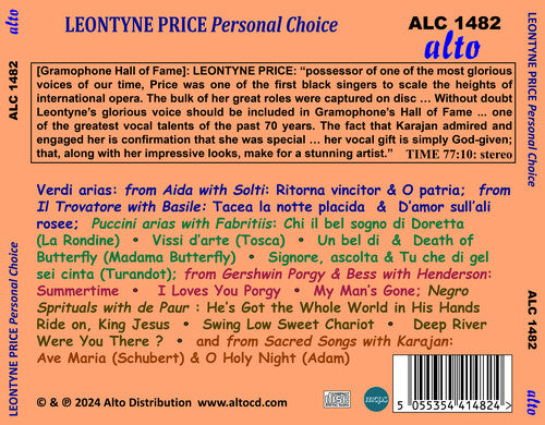 Leontyne Price - Leontyne Price: Personal Choice (CD)